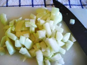 one chopped onion